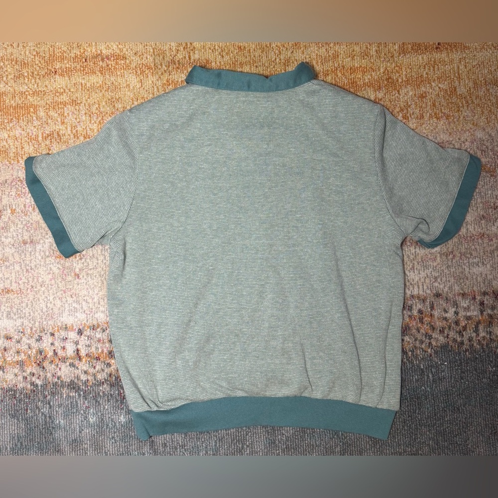 🌺Vintage 1970s Alfred Dunner Layered Short Sleeve Shirt🌸🌺 - Picture 4 of 11